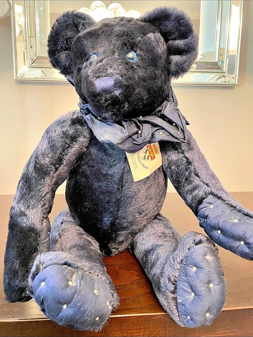 Collectible Canterbury Bears - Midnight Black Bear Plush with Tags
